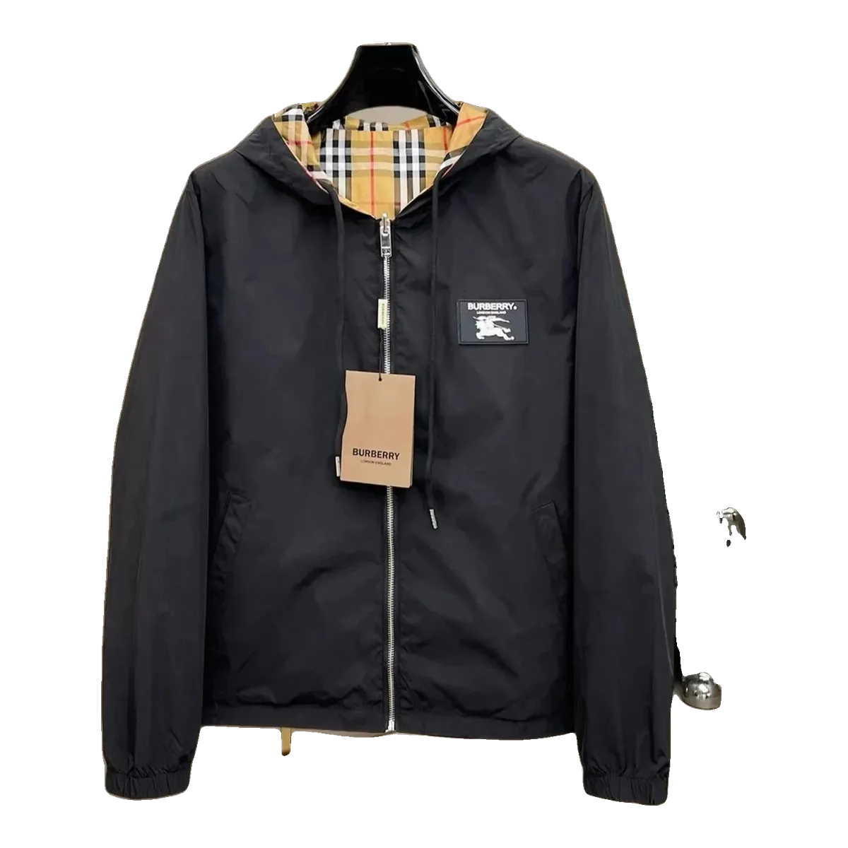 Burberry Black Windbreaker