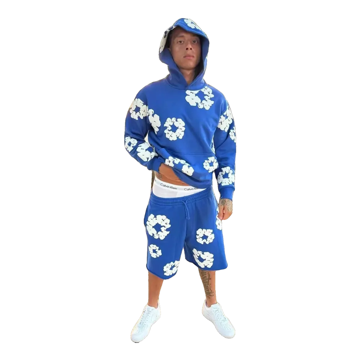 Denim Tears Tracksuit Blue Floral