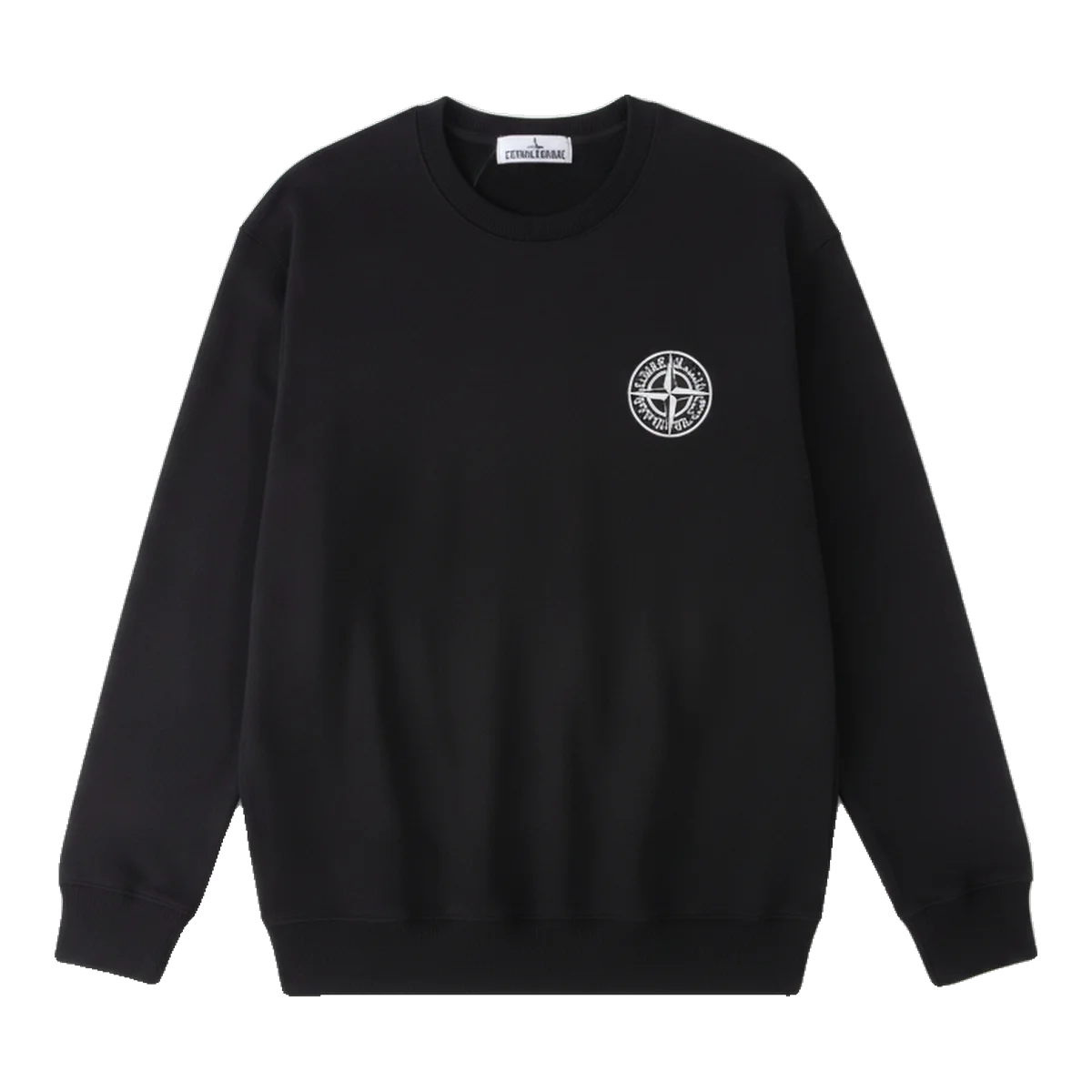 Stone Island Compass Logo Sweatshirt Black