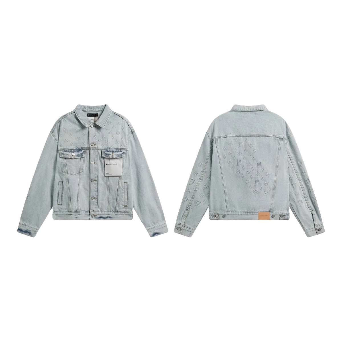 Purple Brand Denim Jacket Grey