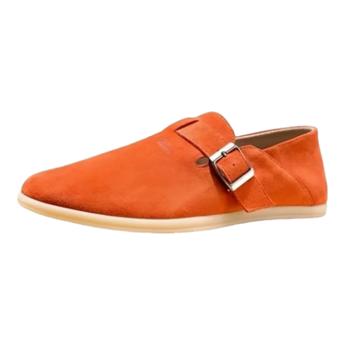Loro Piana Orange Loafers