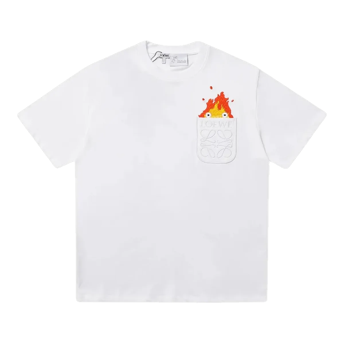 Loewe White Graphic T-Shirt