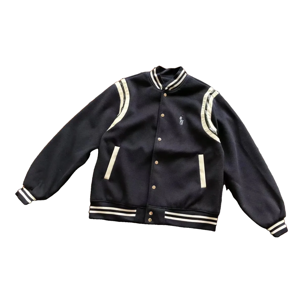 Ralph Lauren Navy Varsity Jacket