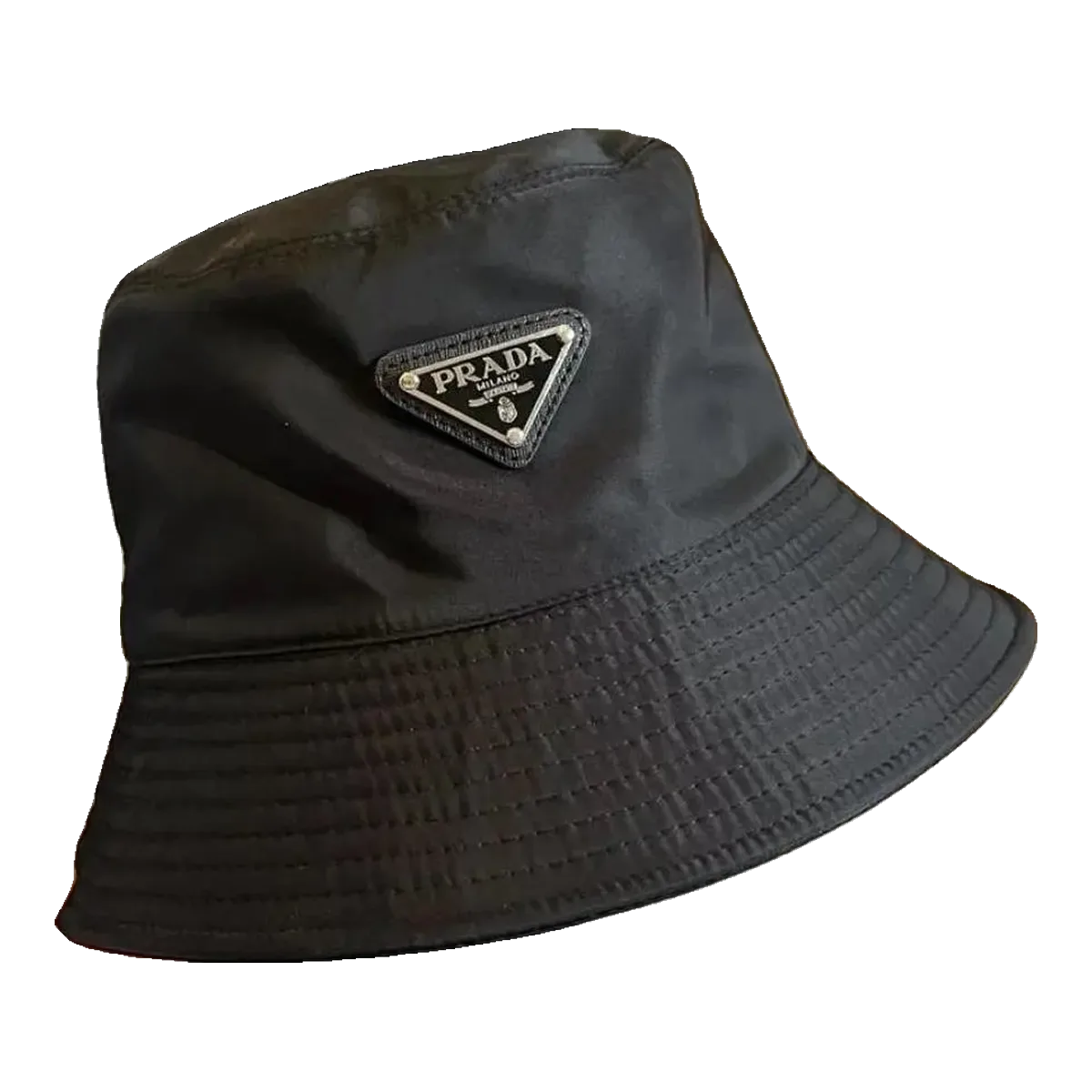Prada Nylon Bucket Hat Black