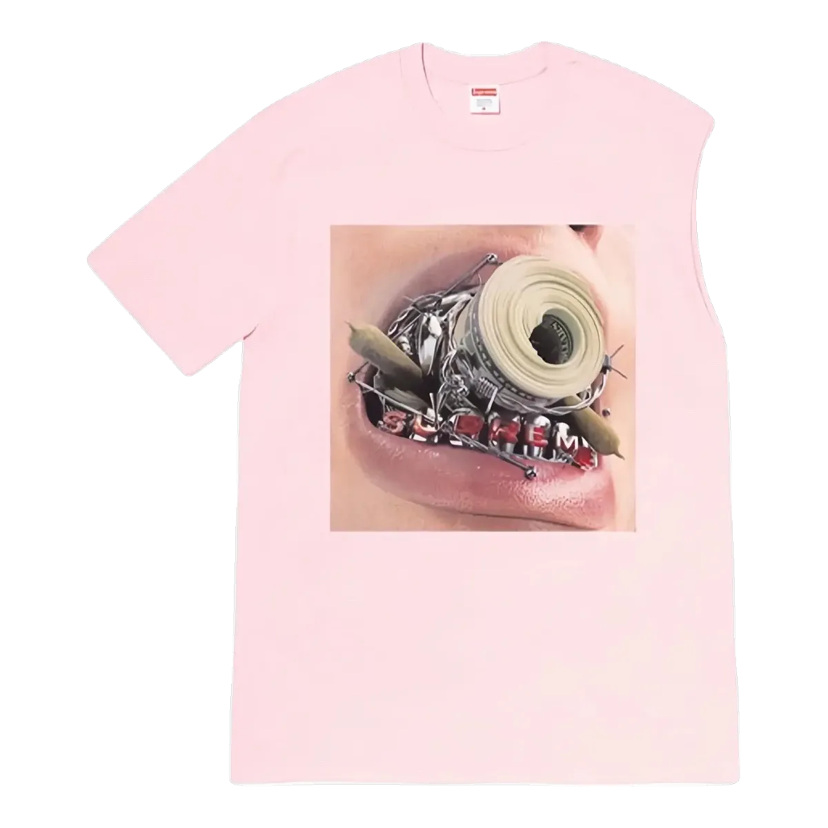 Supreme Pink Graphic T-Shirt