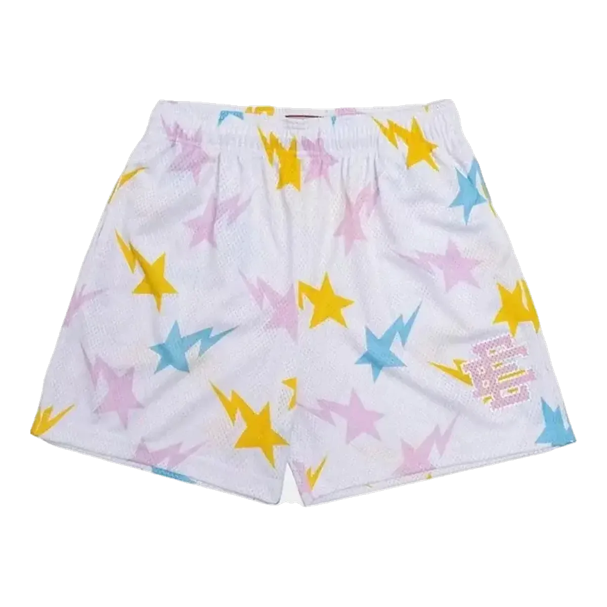 Bape White Star Shorts