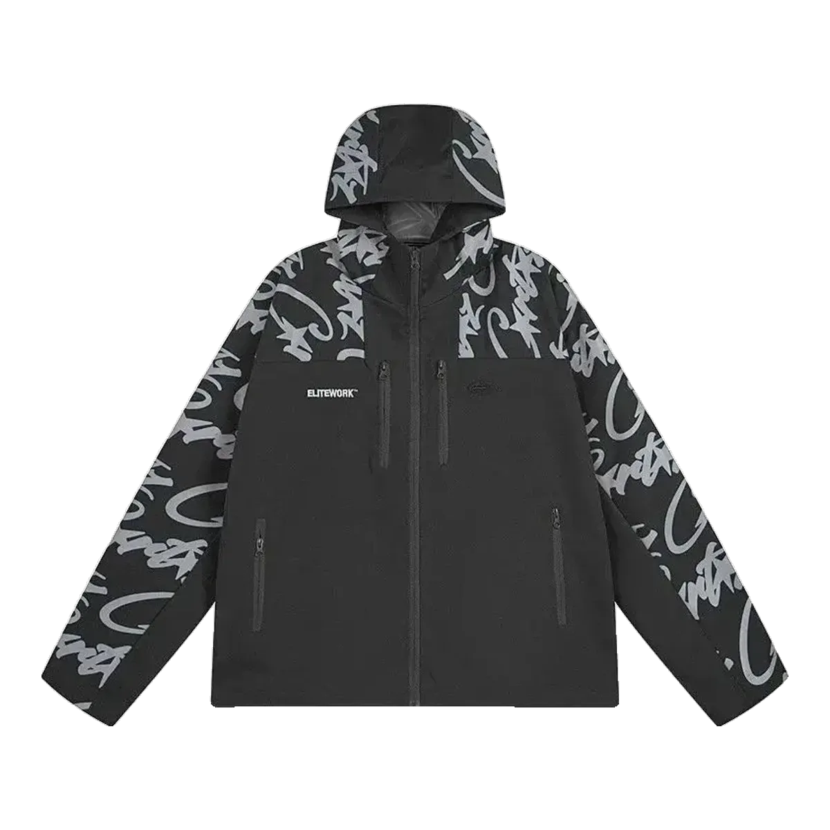 Corteiz Black Paisley Jacket