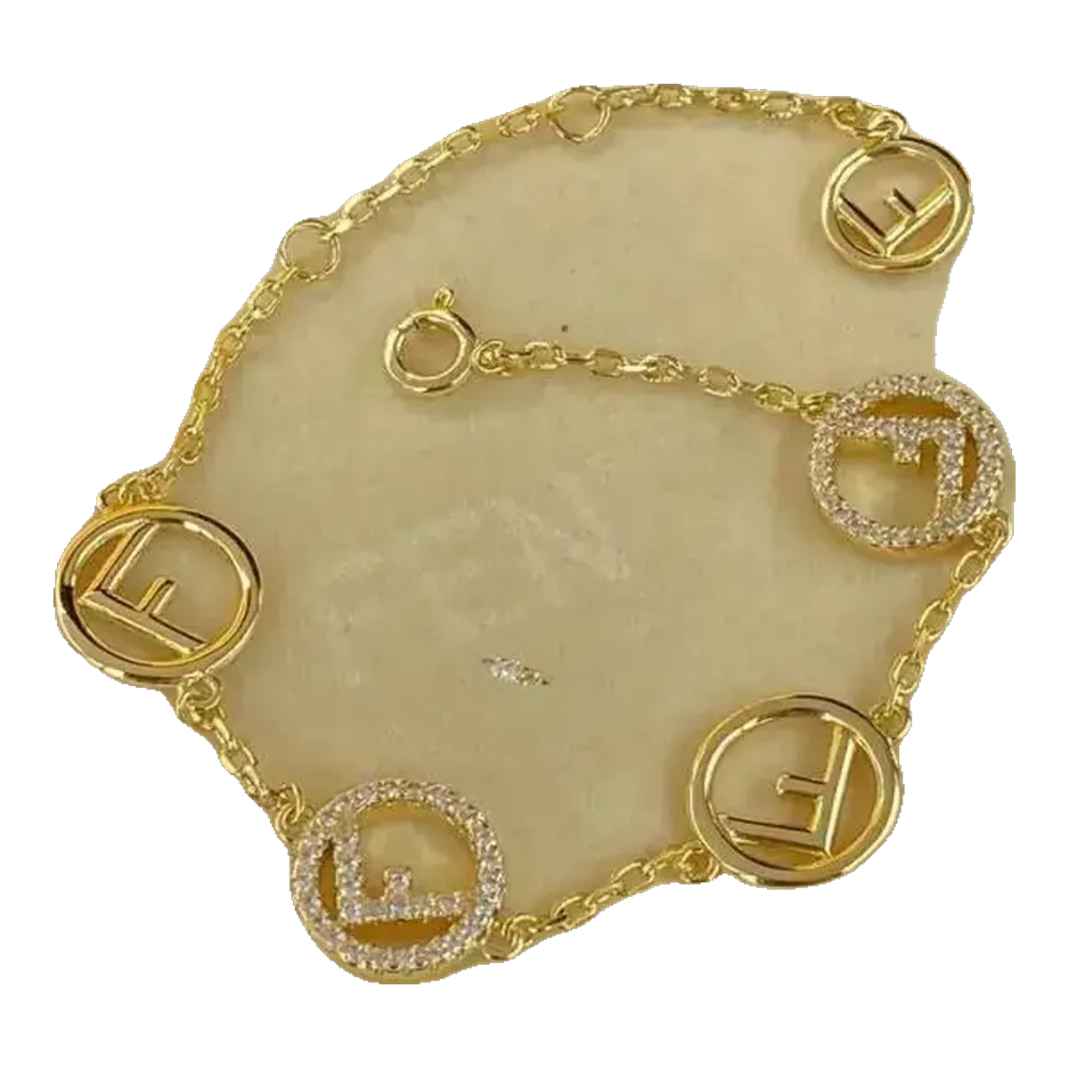 Fendi Gold FF Bracelet