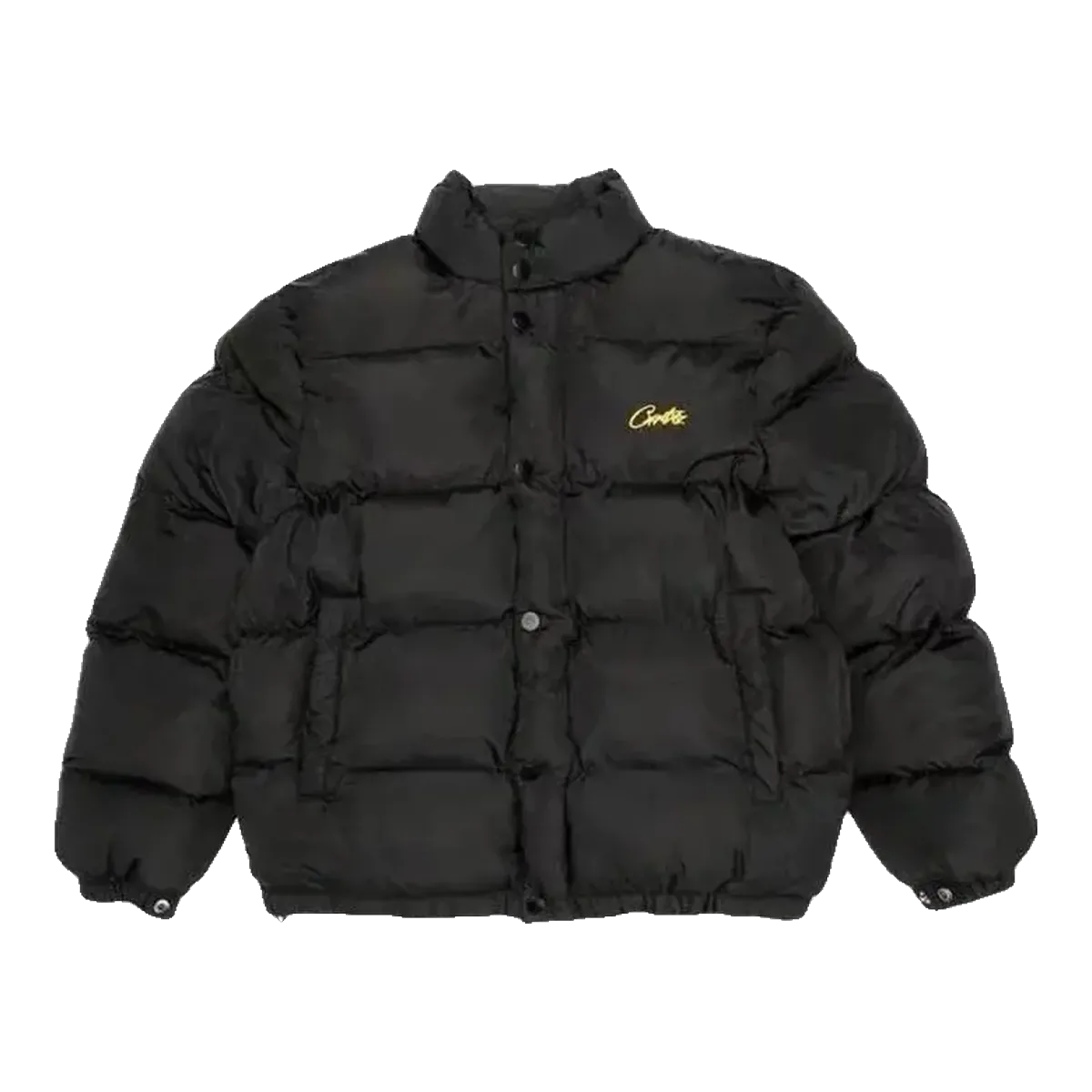 Corteiz Black Puffer Jacket