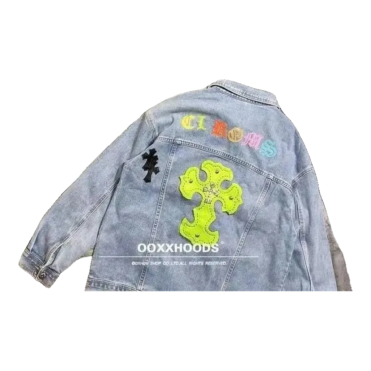 Chrome Hearts Blue Denim Jacket