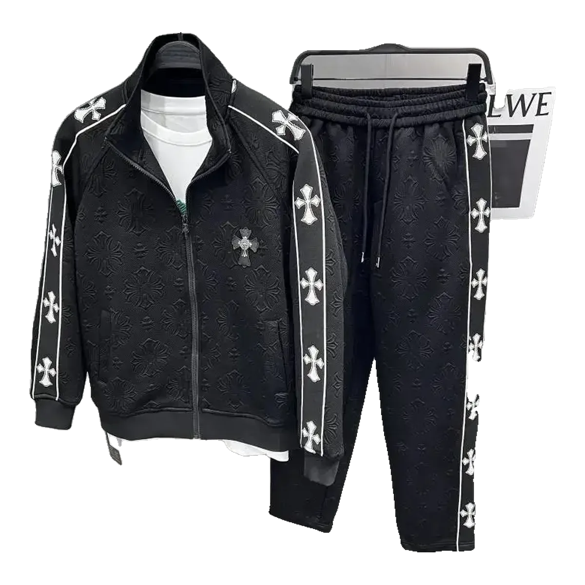 Chrome Hearts Black Cross Tracksuit