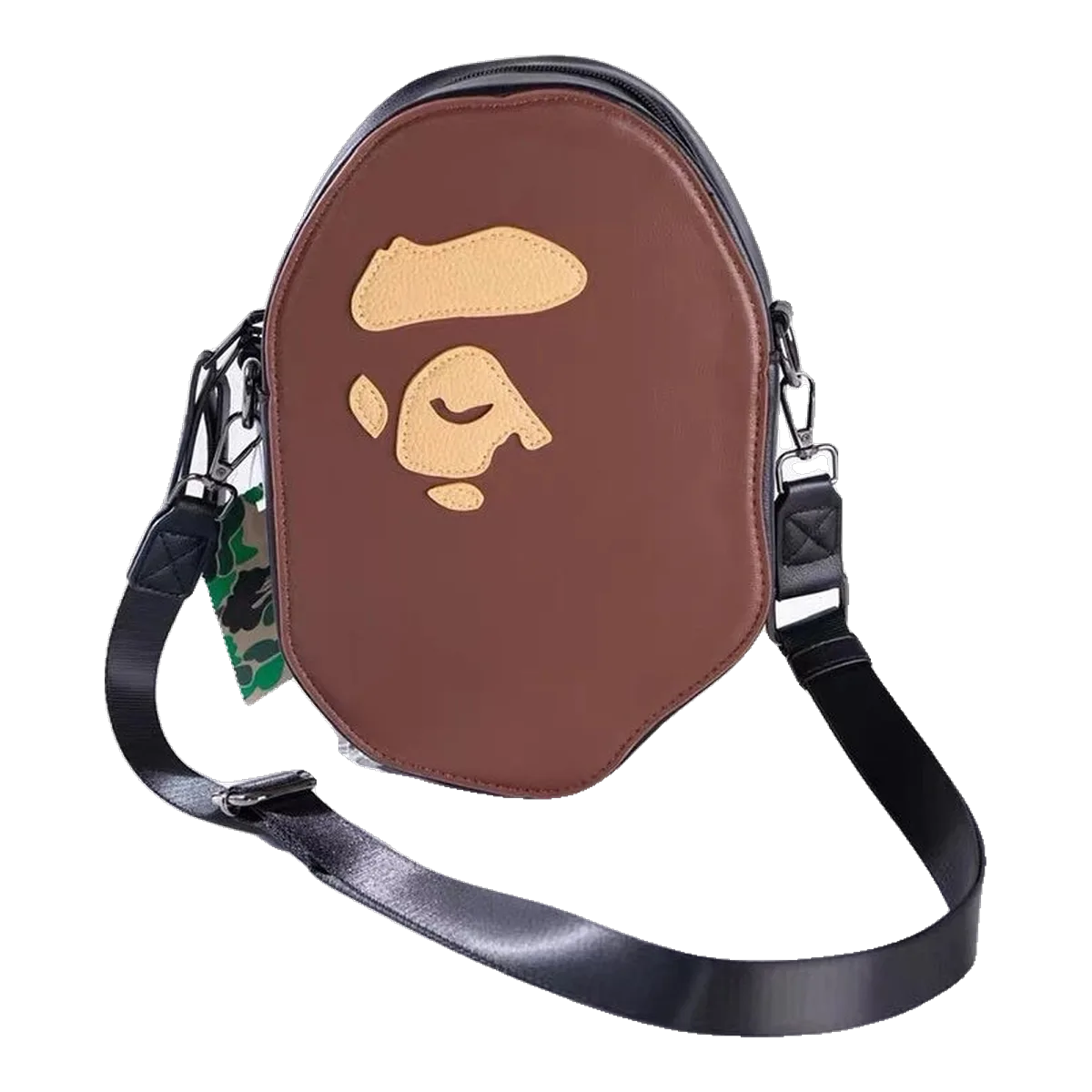 Bape Brown Ape Head Bag