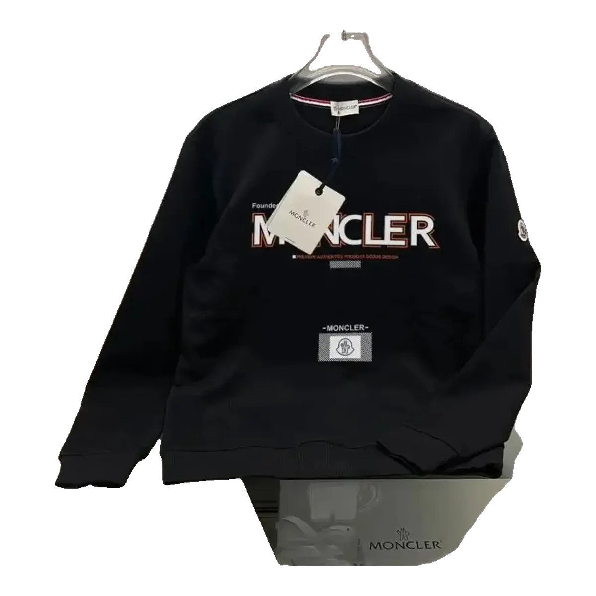Moncler Logo Sweatshirt Black