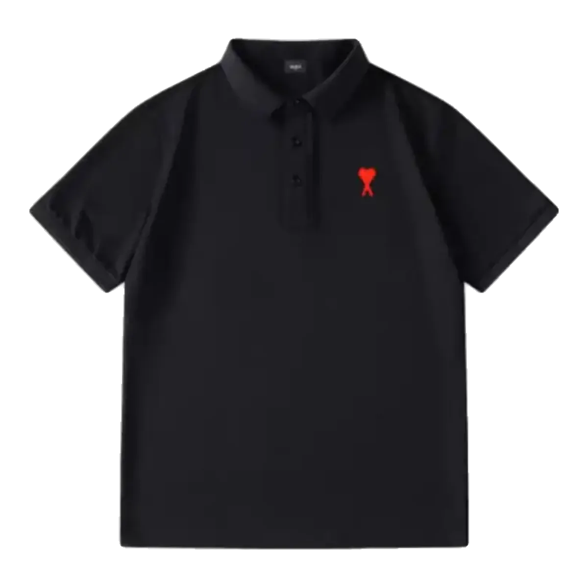 Ami de Coeur Polo Shirt Black