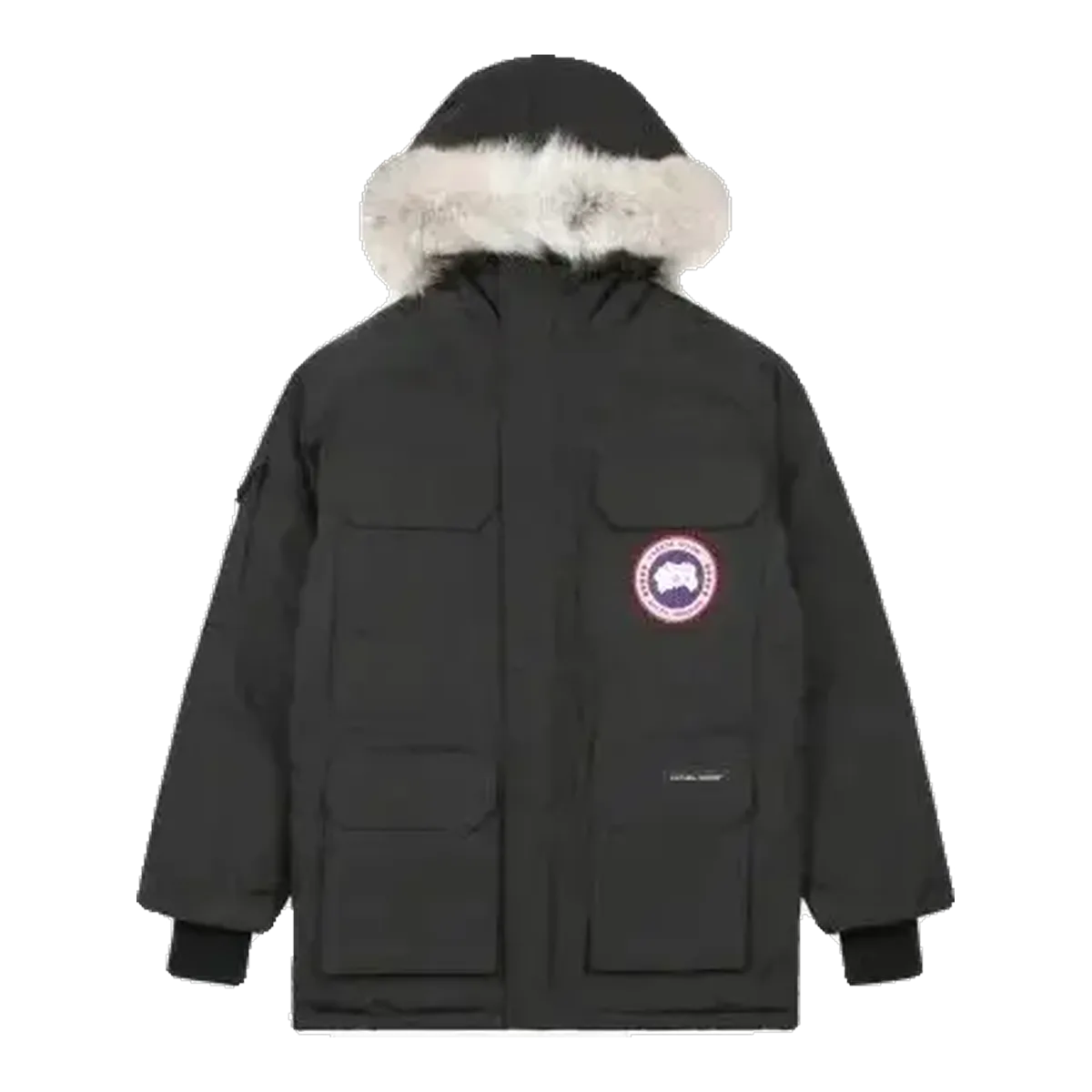 Canada Goose Fur Hood Parka Black