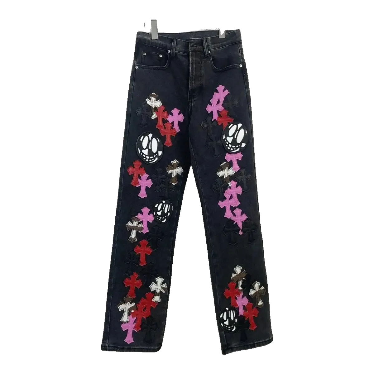 Chrome Hearts Black Cross Pants