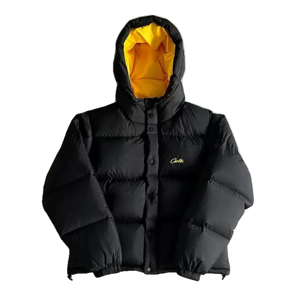 Corteiz Black Puffer Jacket