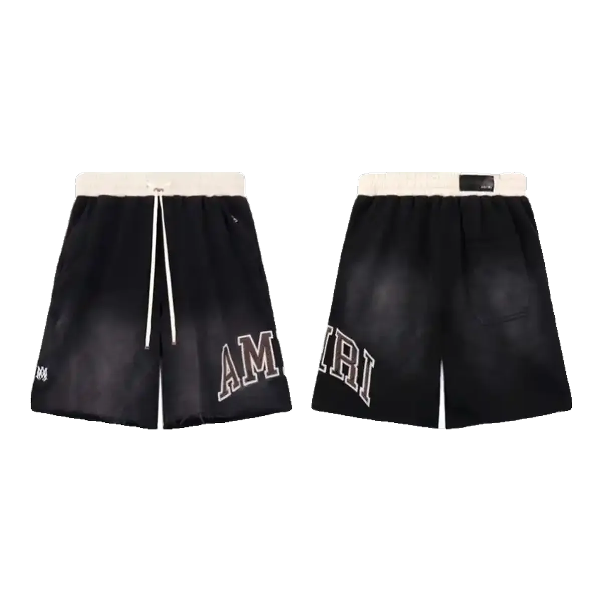 Amiri Black Logo Shorts