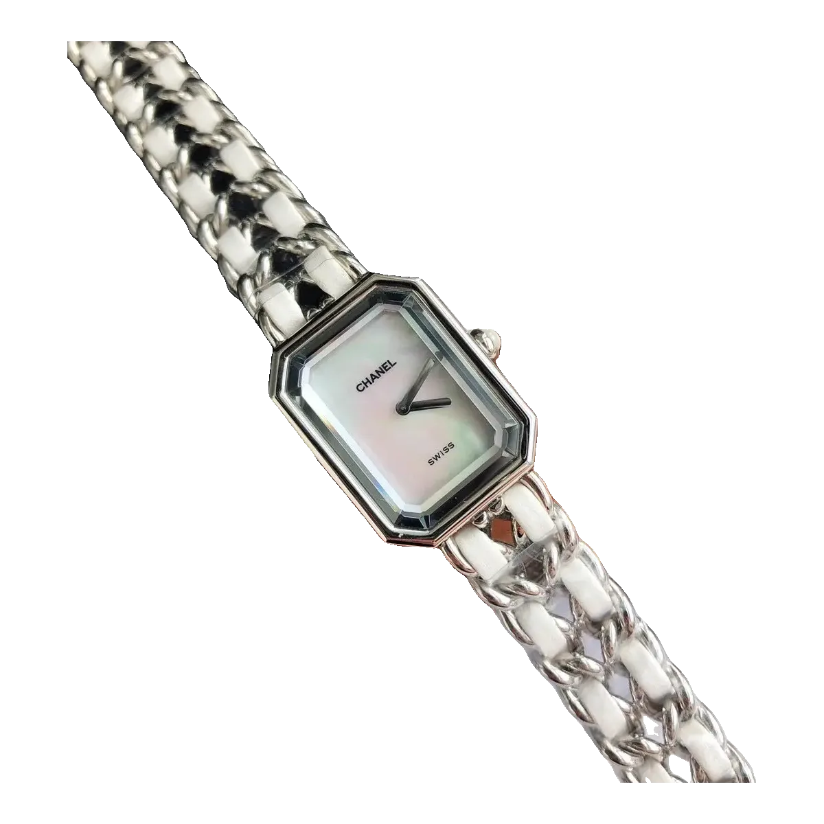 Chanel Chain Bracelet Watch Silver