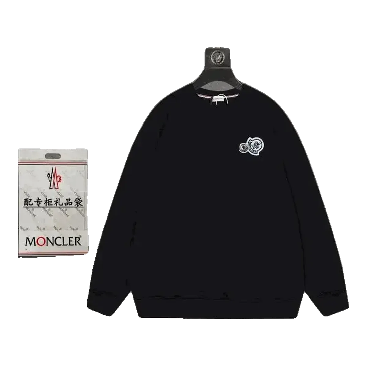 Moncler Logo Sweatshirt Black