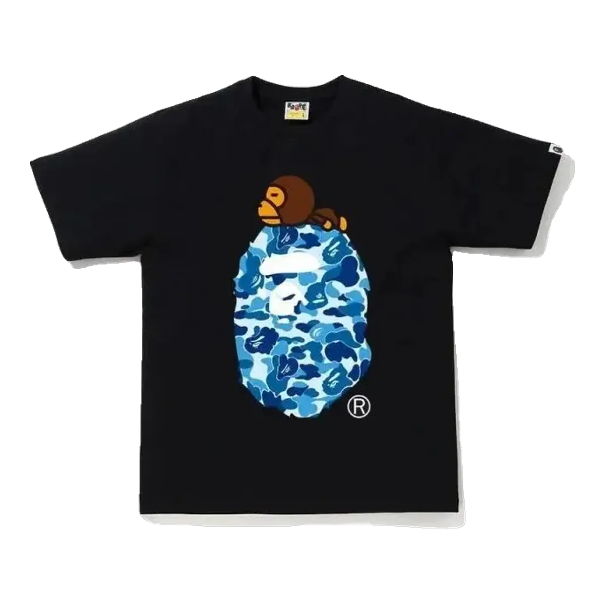 Bape Black Camo Ape T-Shirt