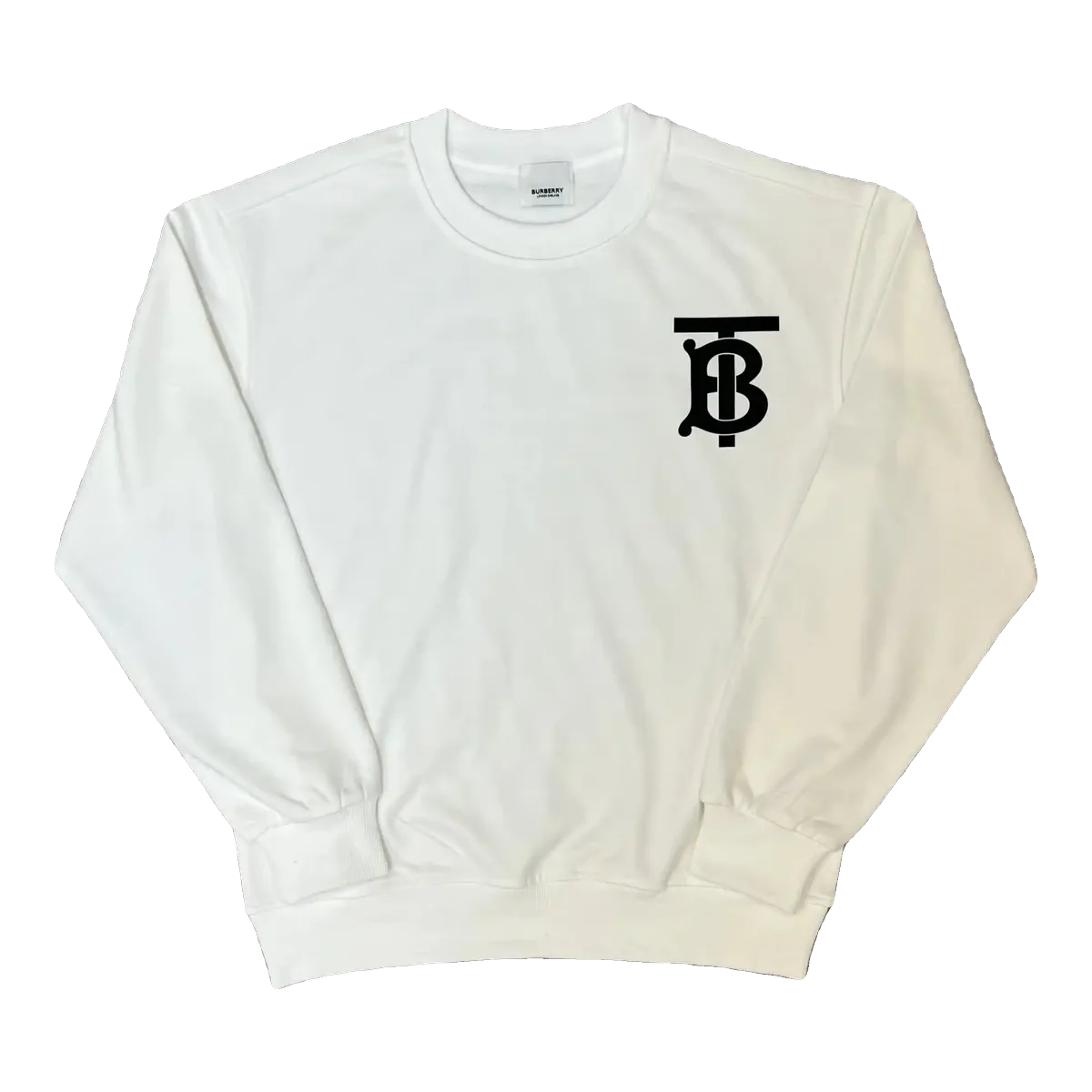 Burberry White Sweatshirt