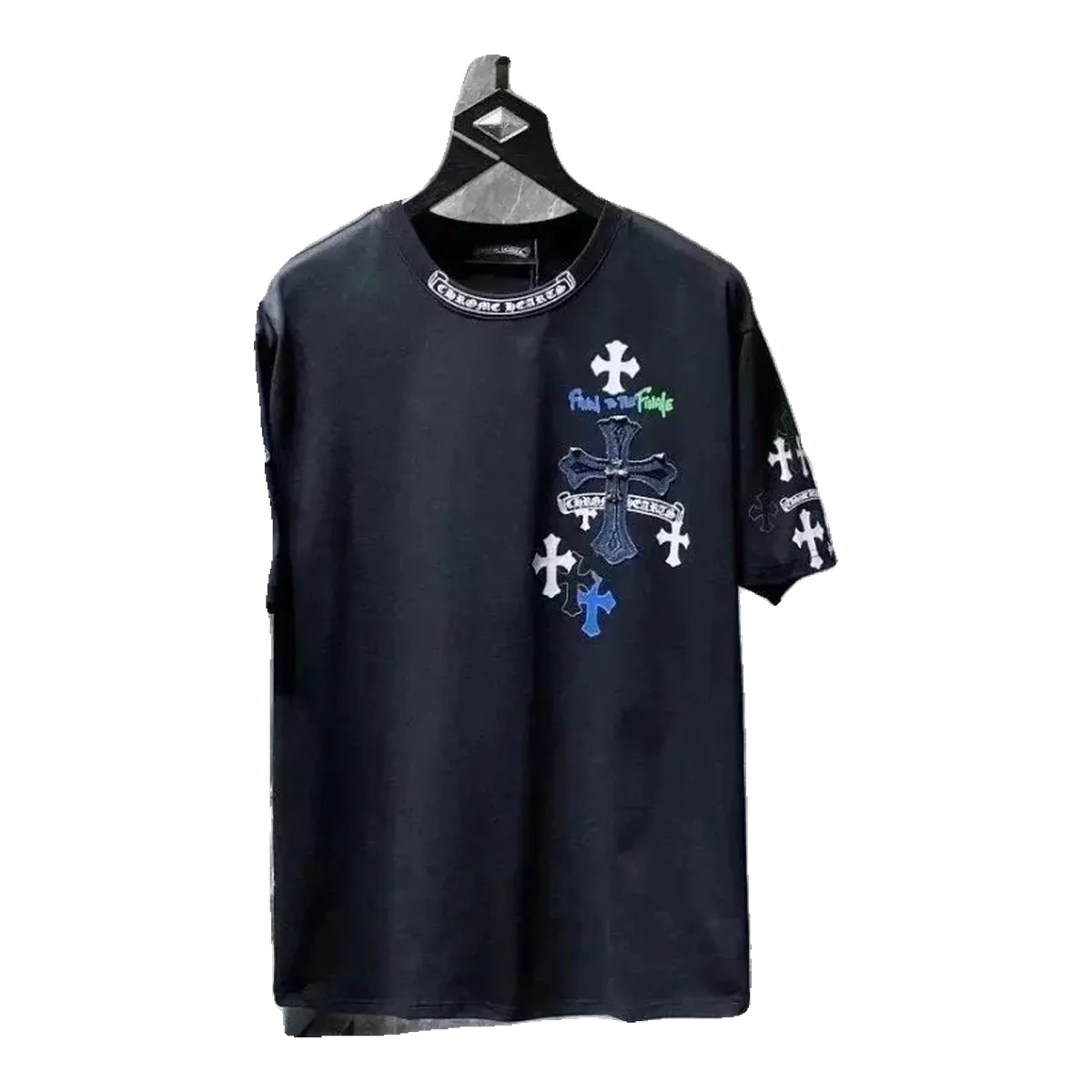 Chrome Hearts Navy Cross T-Shirt