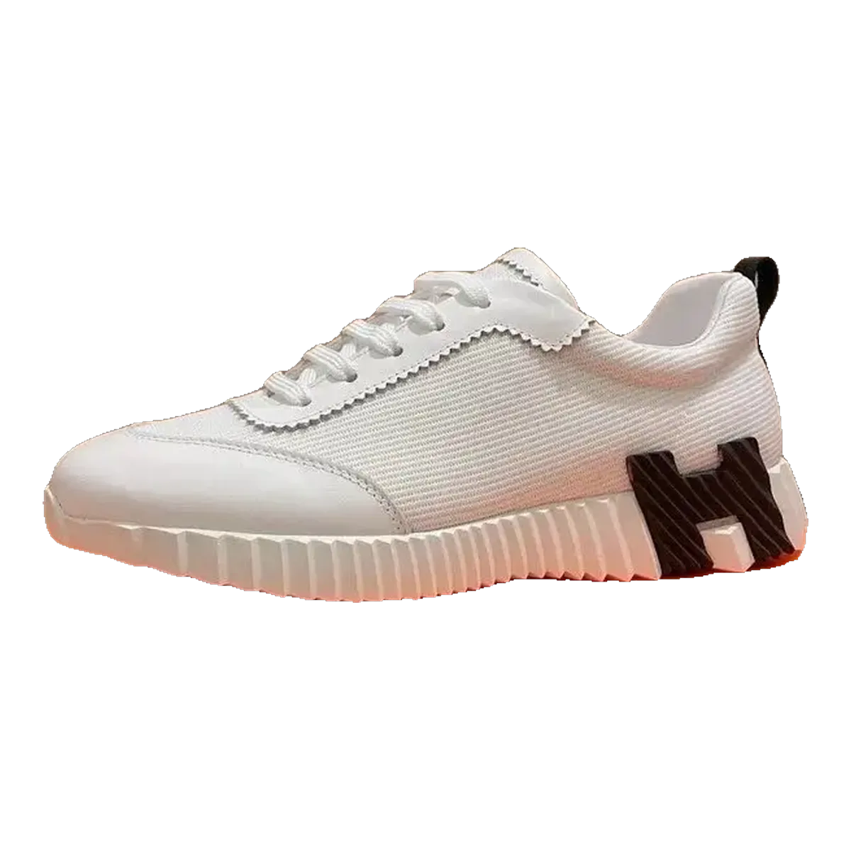 Hermes White Sneakers