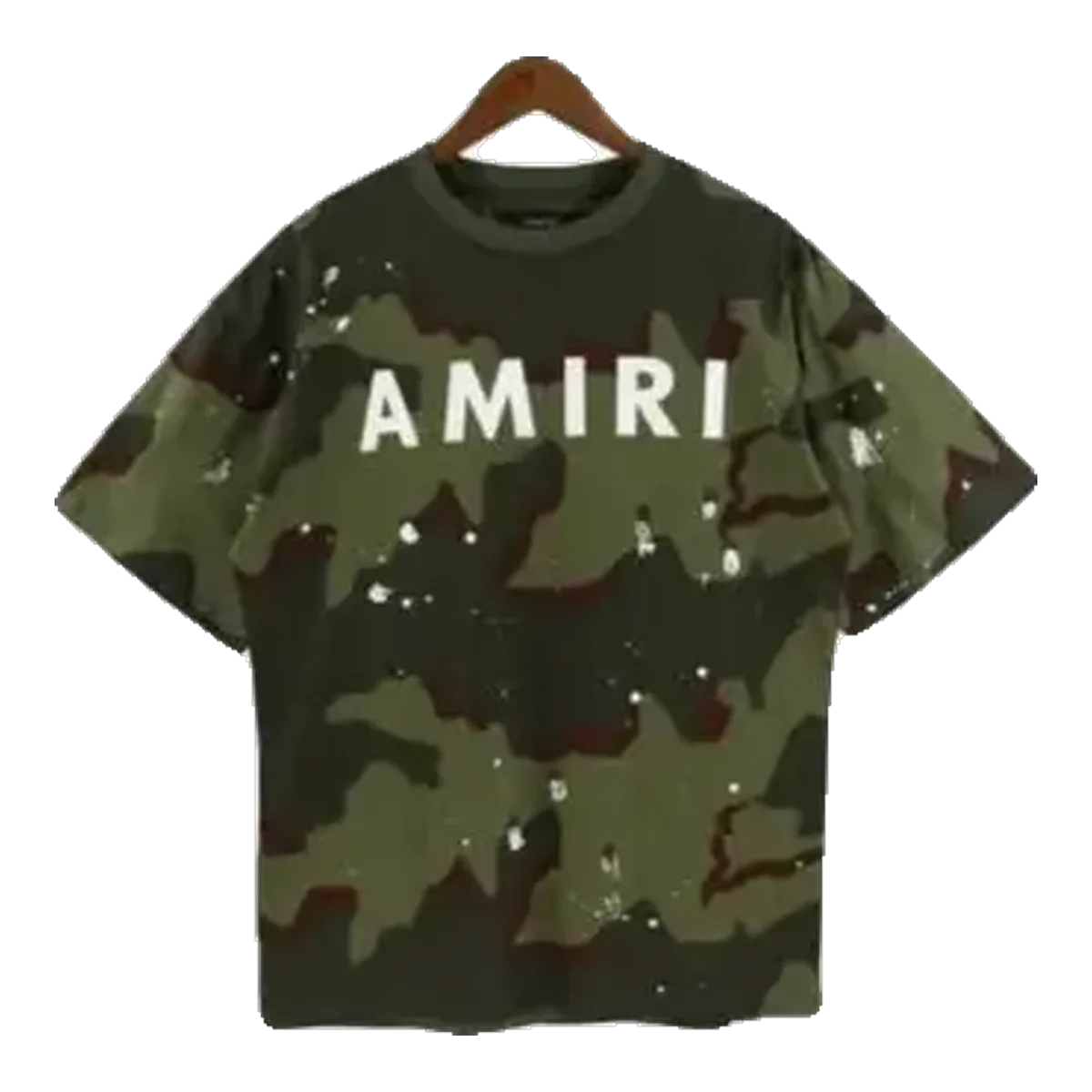 Amiri Camo Logo T-Shirt