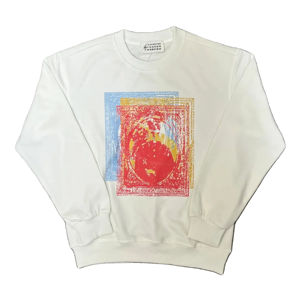 Maison Margiela Graphic Print Sweatshirt White