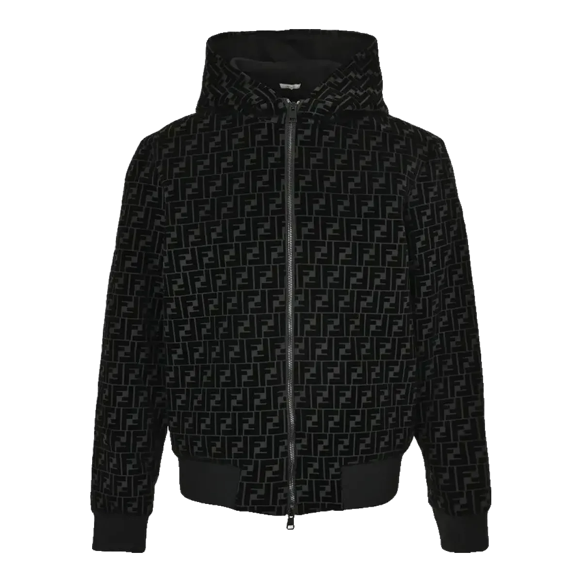Fendi Black FF Monogram Jacket