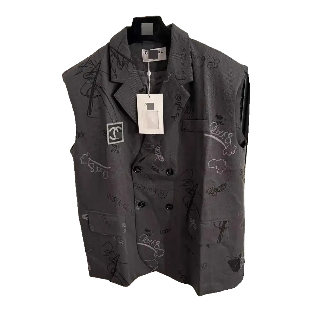 Chanel Grey Vest