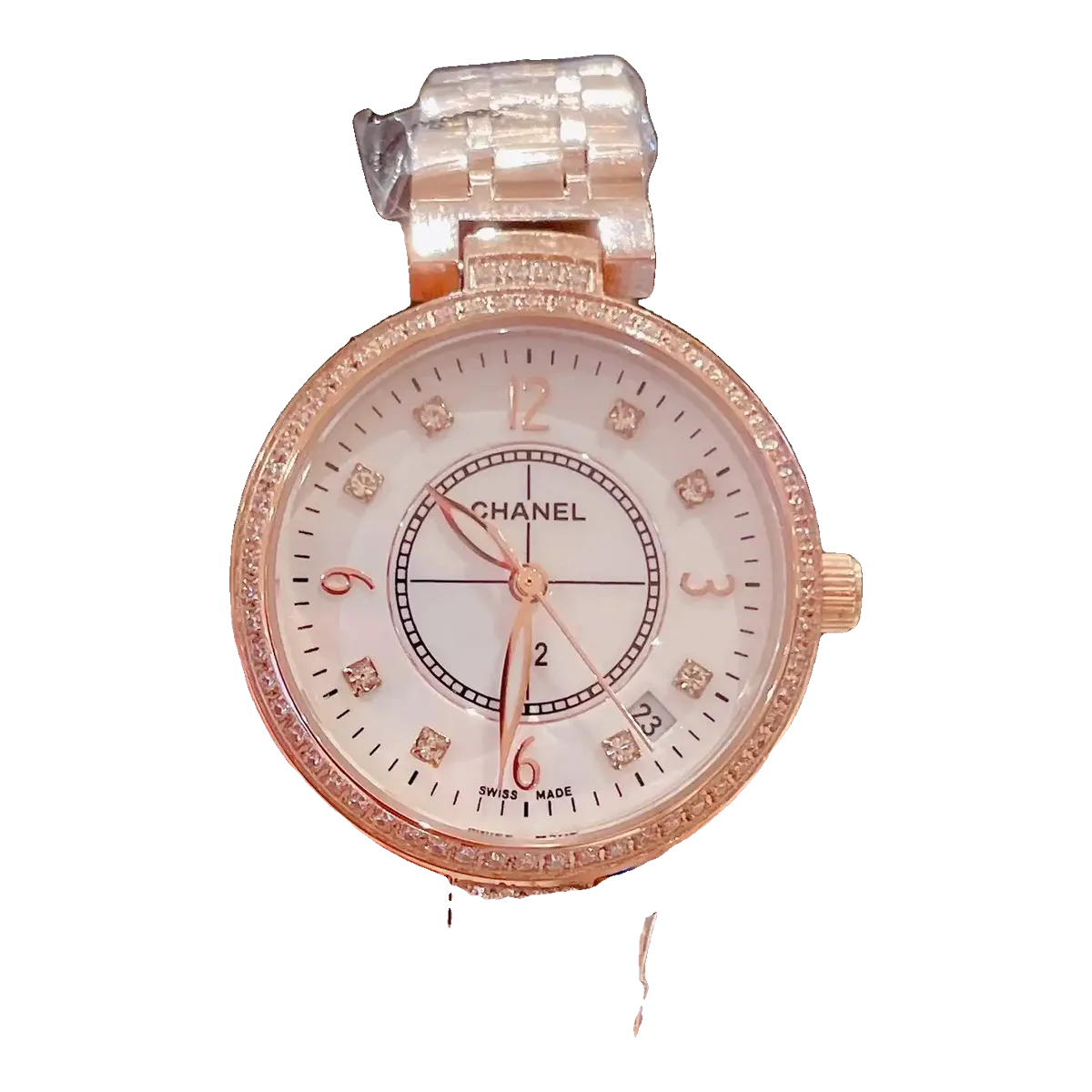 Chanel Quartz Watch Rose Gold