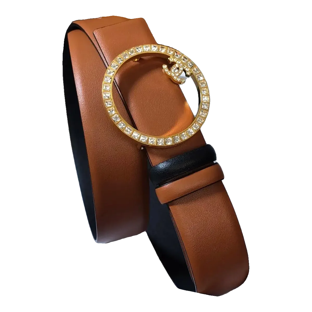 Chanel Brown Leather Belt