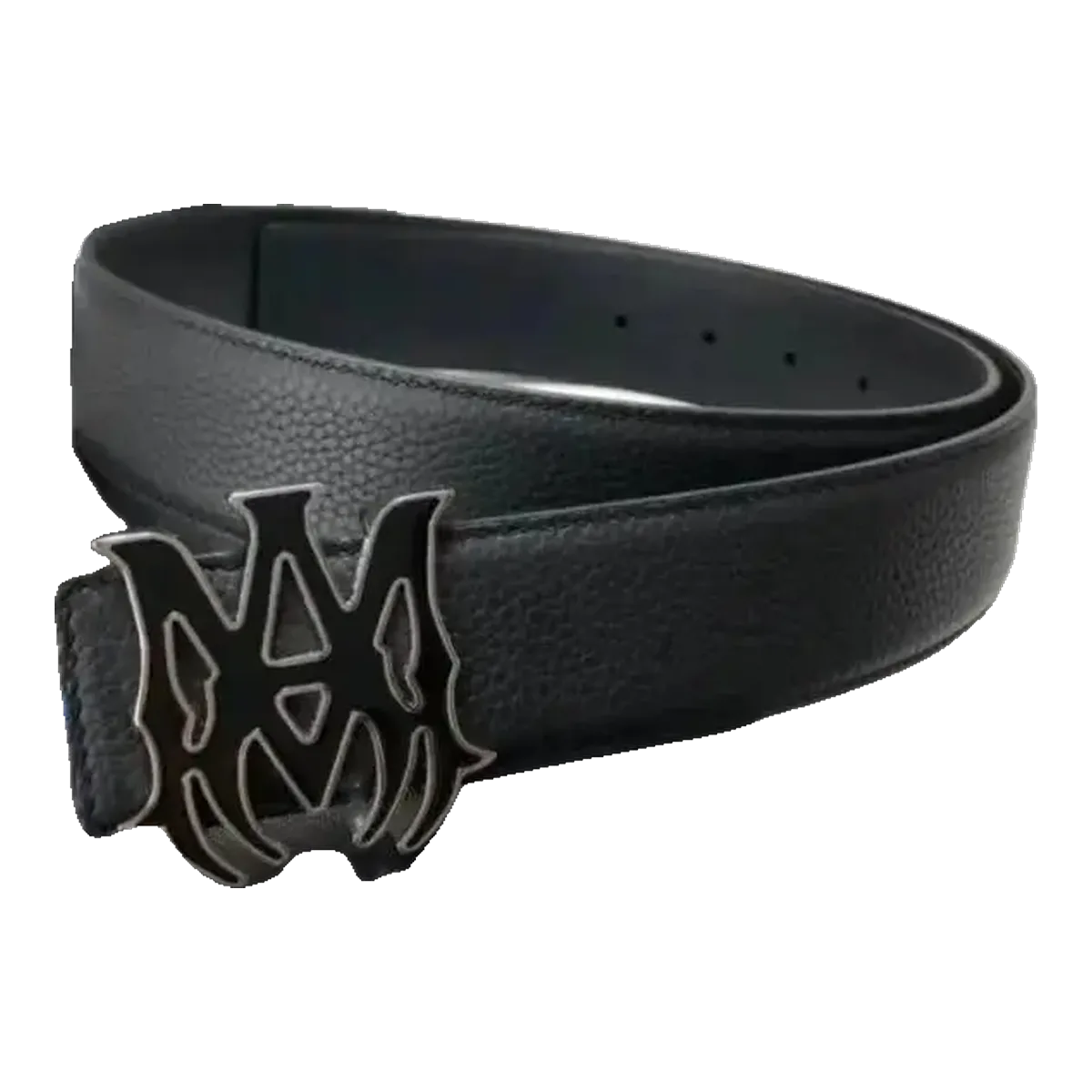 Amiri Black MA Belt