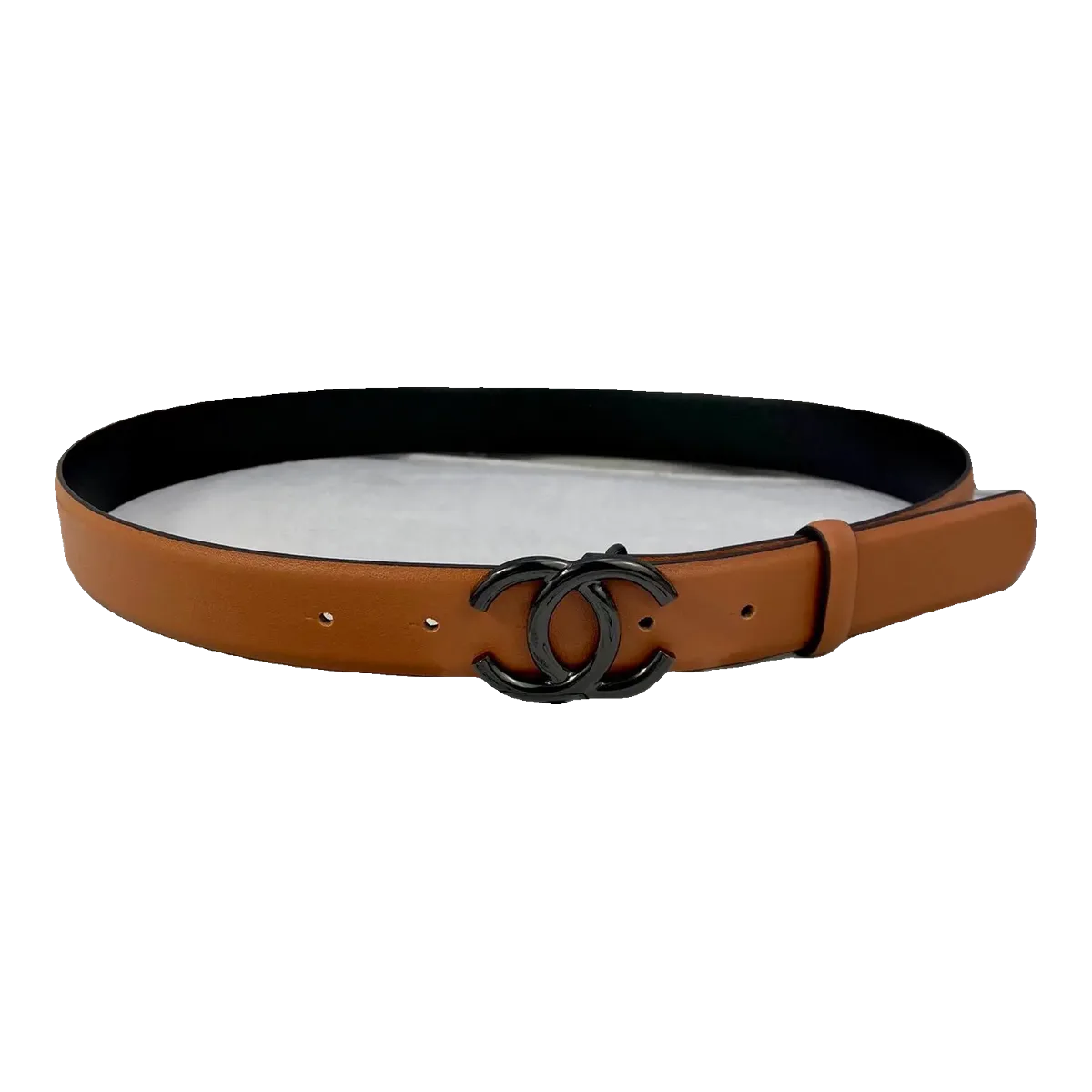 Chanel CC Belt Brown