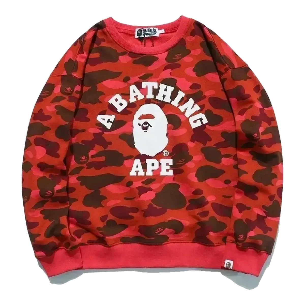 Bape Red Camo Sweatshirt