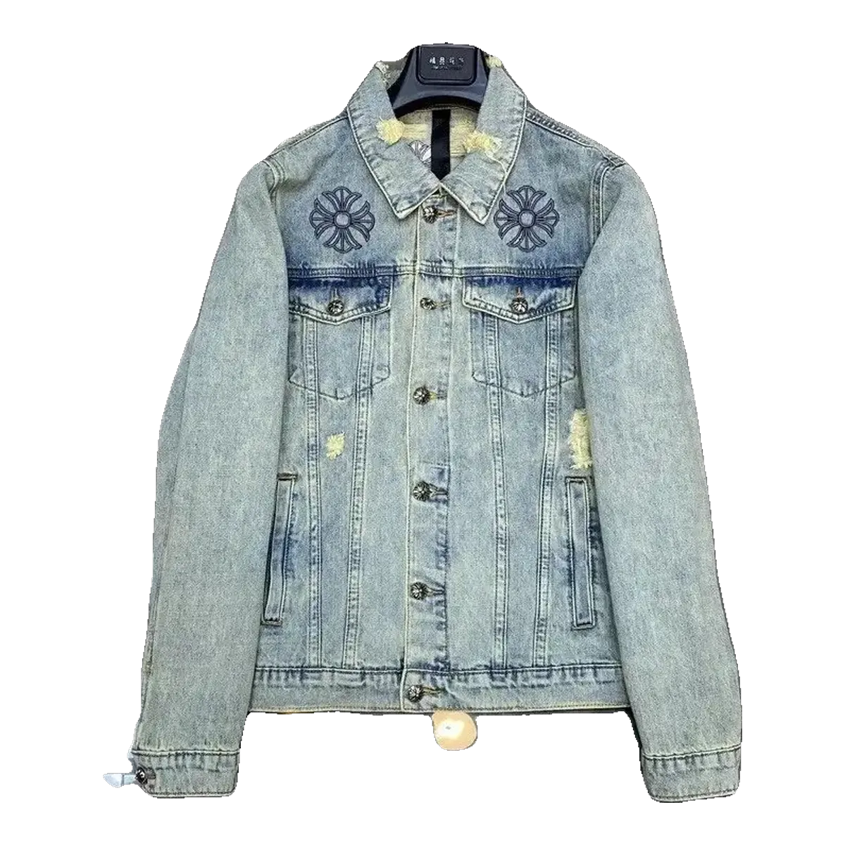 Chrome Hearts Blue Denim Jacket
