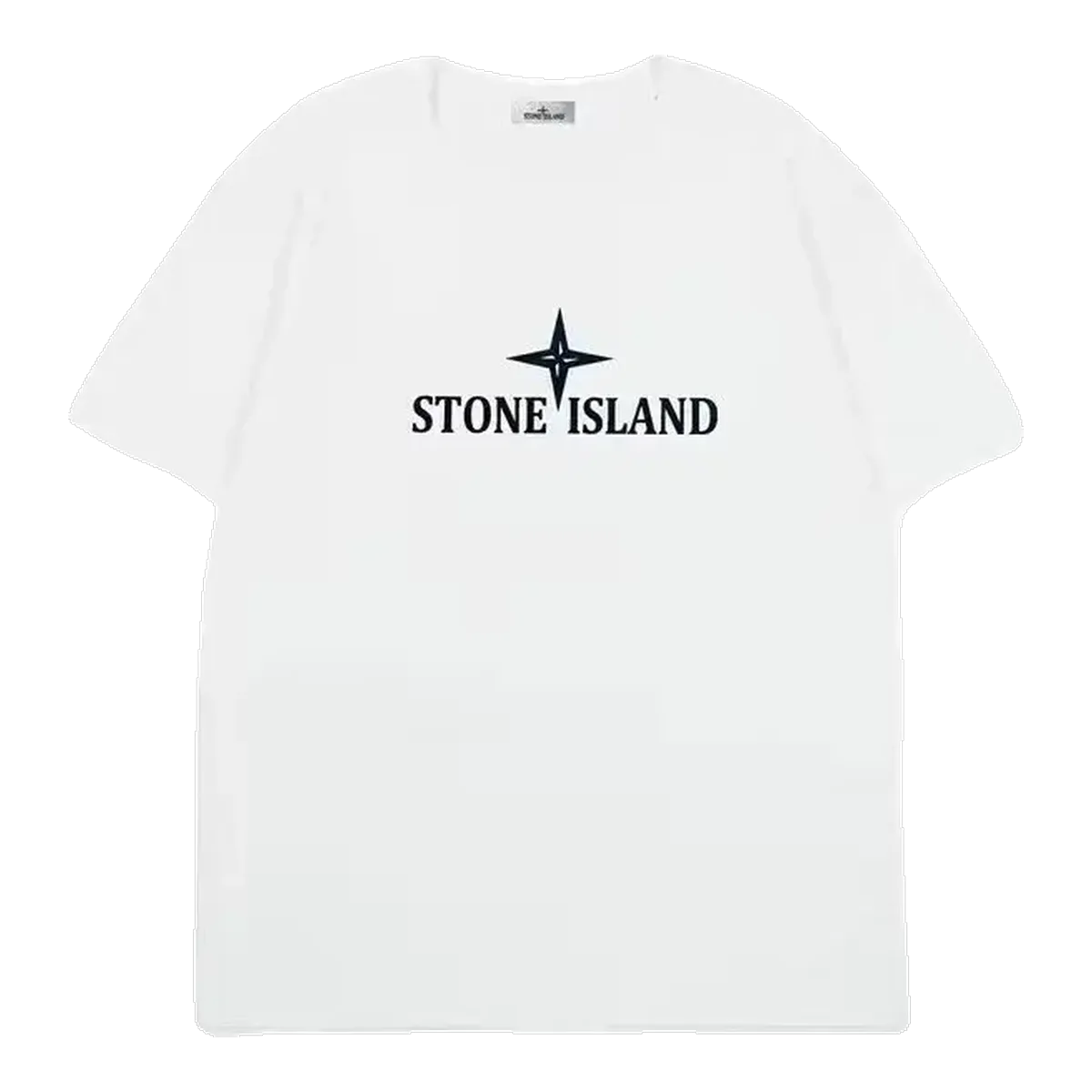 Stone Island White Logo T-Shirt