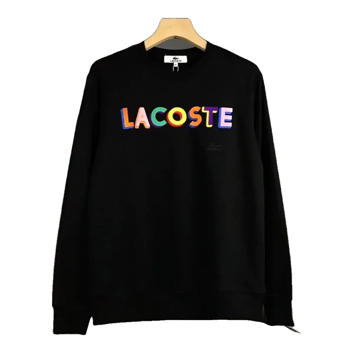 Lacoste Logo Long Sleeve Tee Black