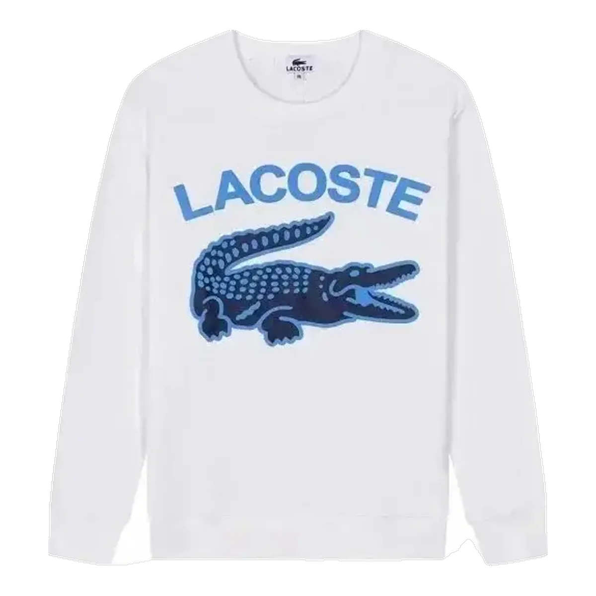 Lacoste White Graphic Sweatshirt