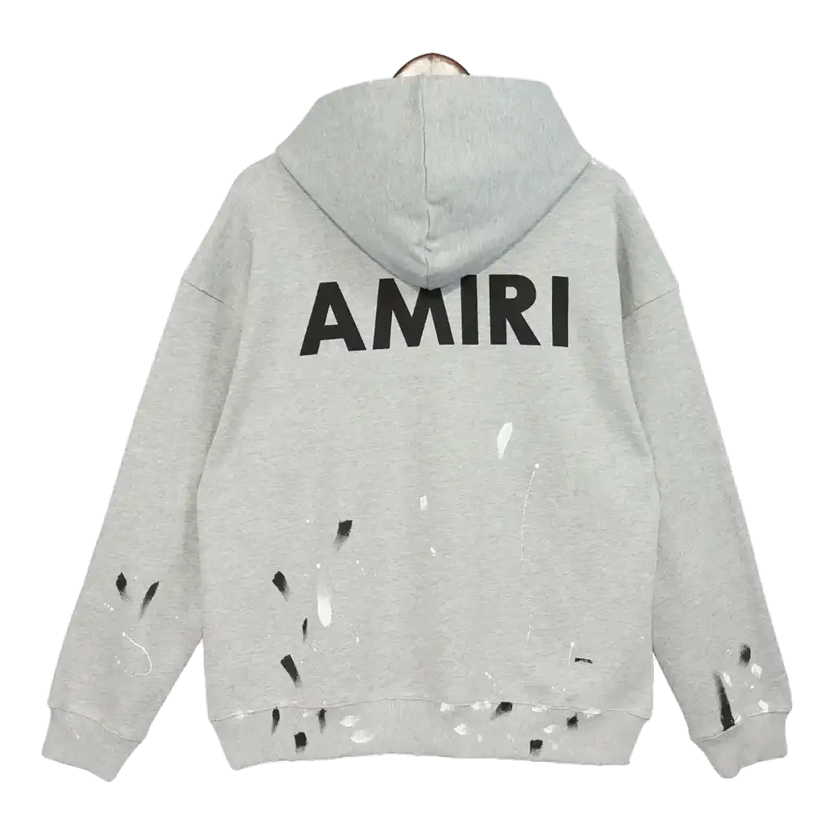 Amiri Grey Logo Hoodie