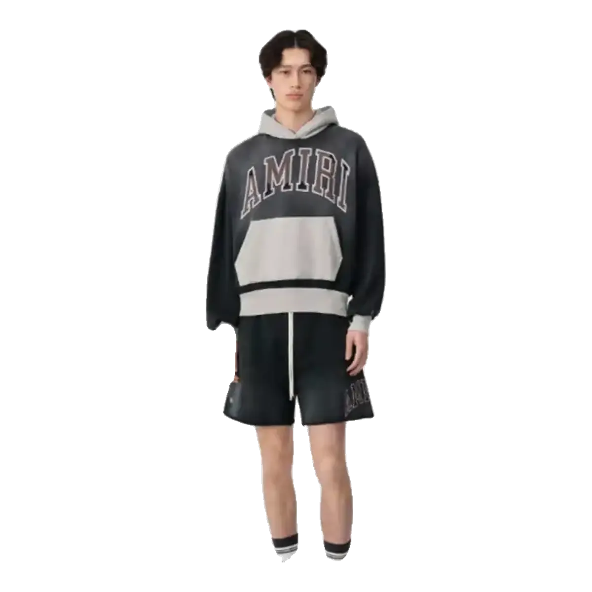 Amiri Grey Logo Sweatshirt