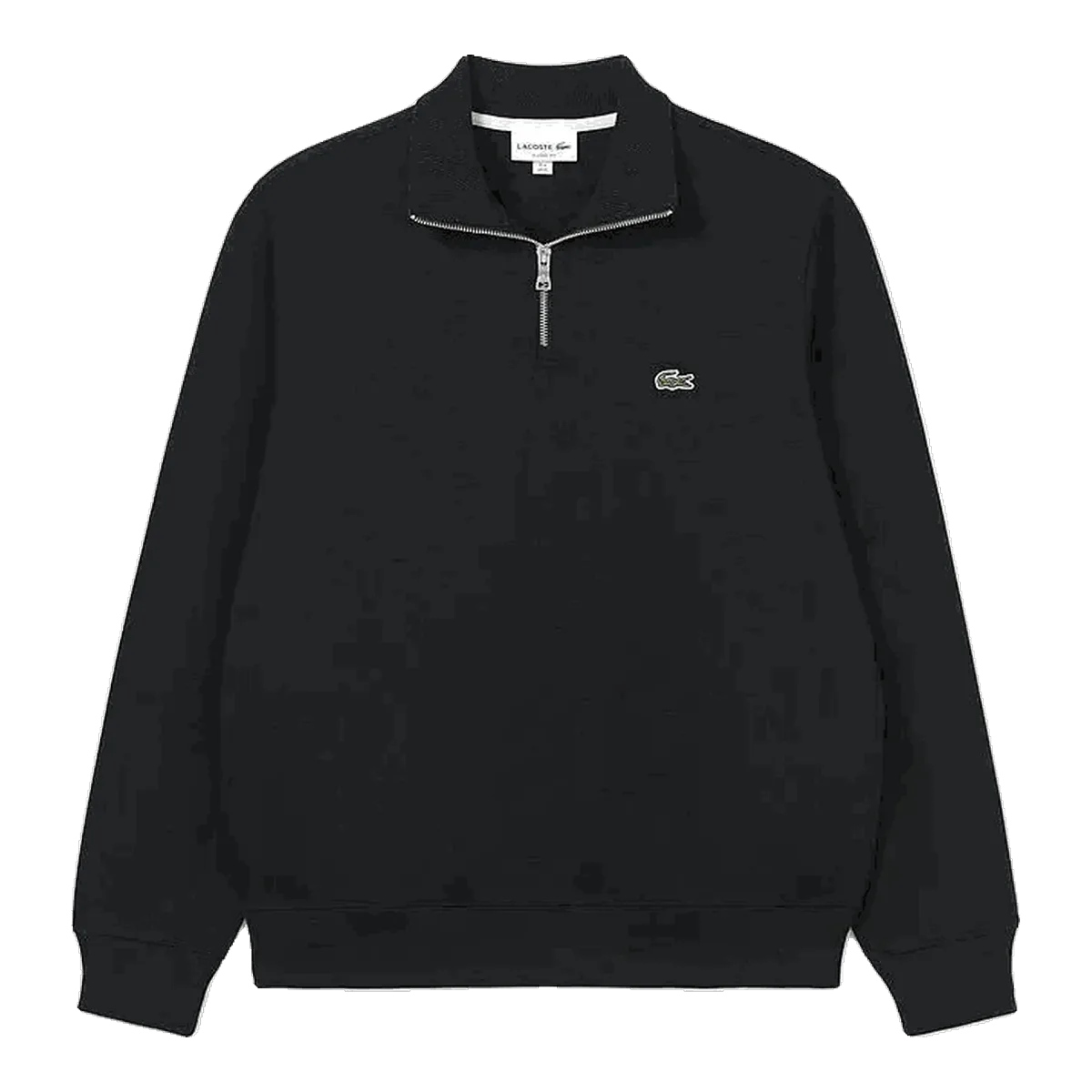 Lacoste Quarter Zip Sweatshirt Black