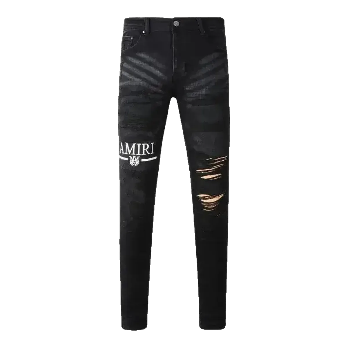 Amiri Black Distressed Jeans