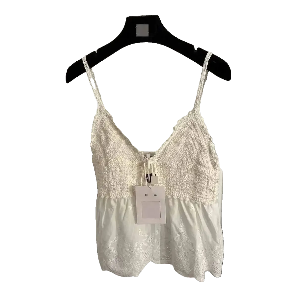 Chanel White Lace Vest