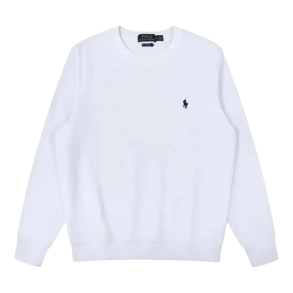 Ralph Lauren White Polo Sweatshirt