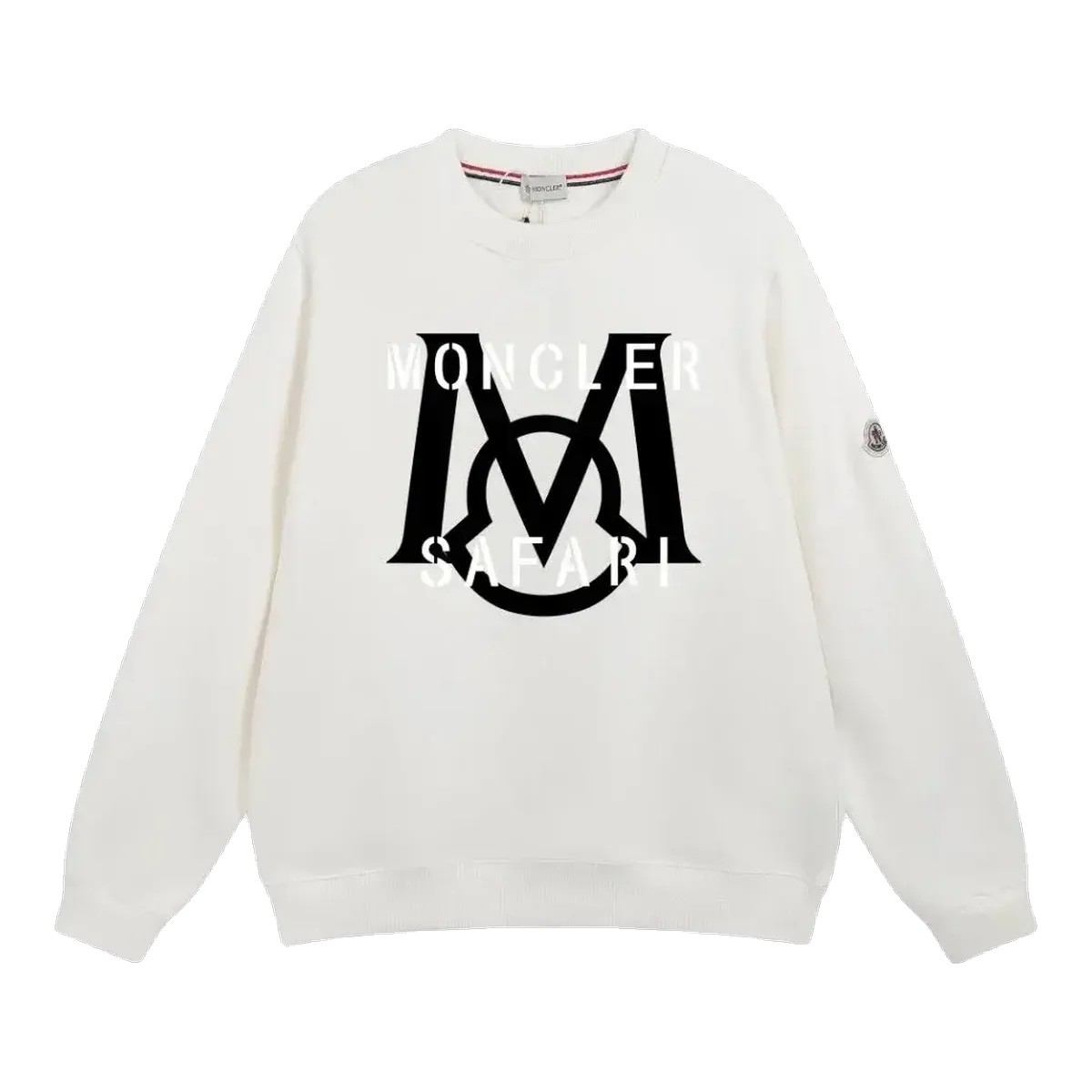 Moncler Logo Sweatshirt White