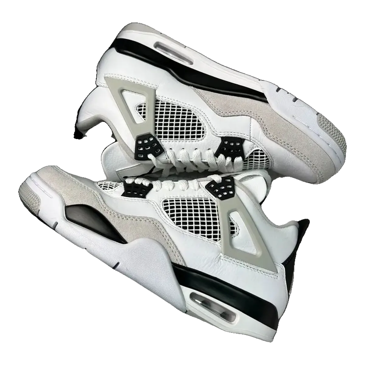 Jordan 4 Sneakers White Black