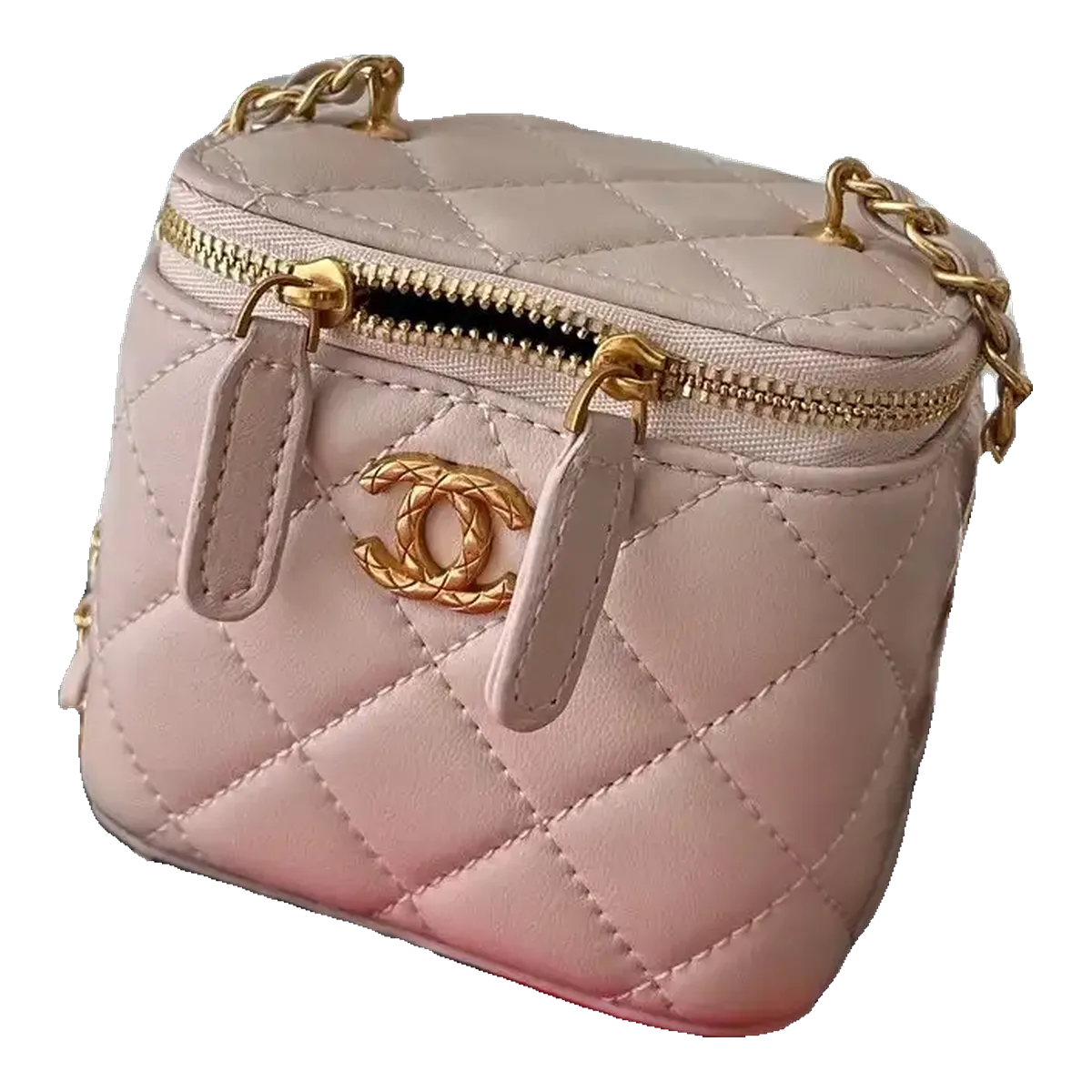 Chanel Pink Quilted Bag